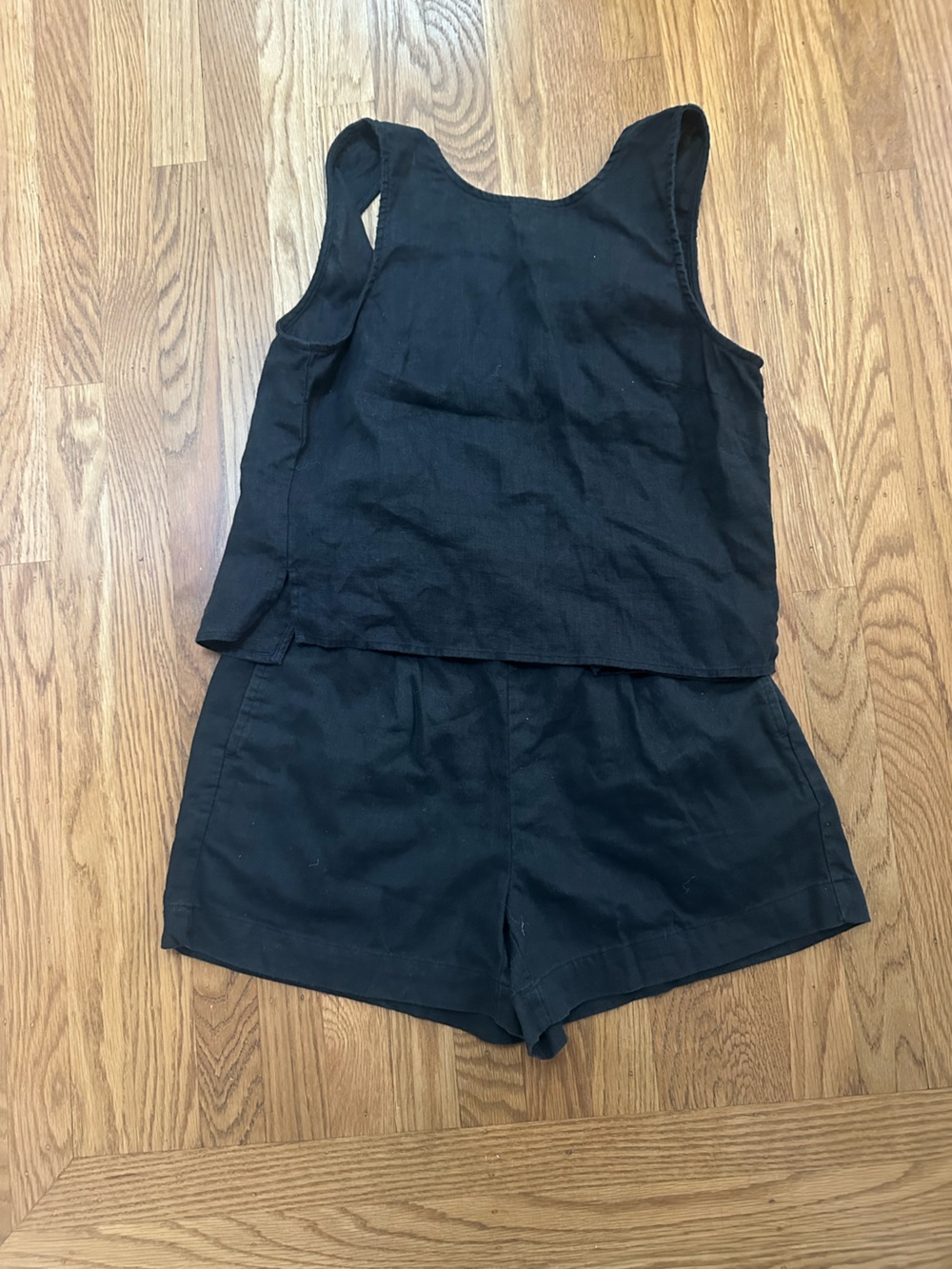 Madewell Linen shorts set